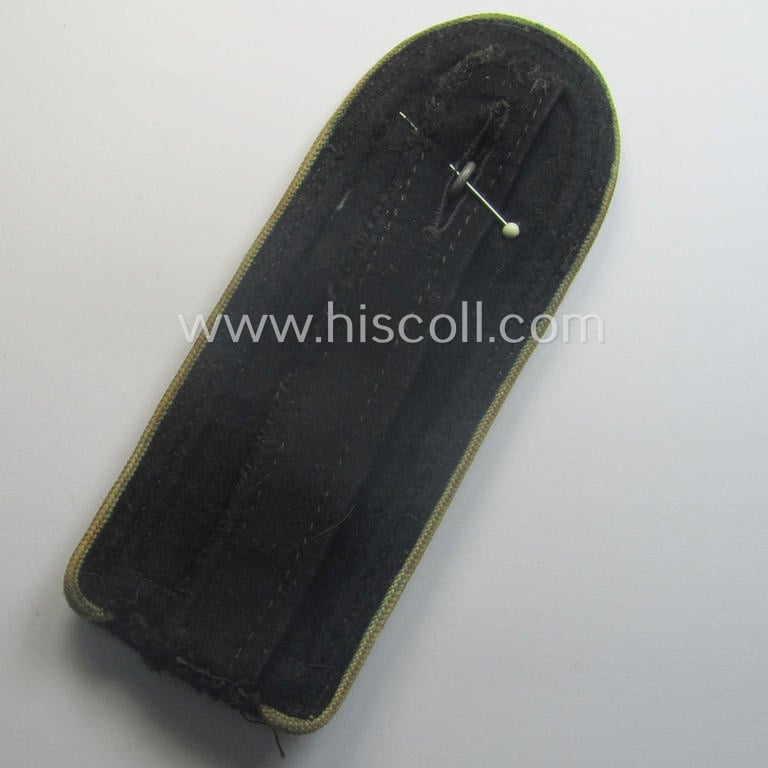 Single, Waffen-SS NCO-type shoulderstrap: 'SS-Unterscharführer' who served within the: 'SS-Infanterie-Trpn.'