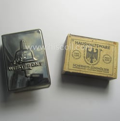 Interesting, WWII-period 'souvenir-item' (ie. match-box holder) showing on...