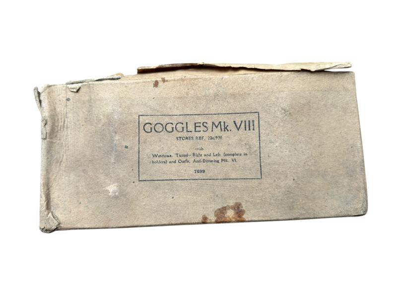 British Flying Goggles MKVIII in box