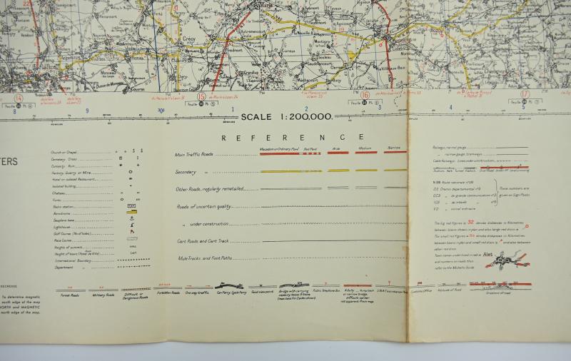 US WW2 Mapcard 'Arras Mezieres'