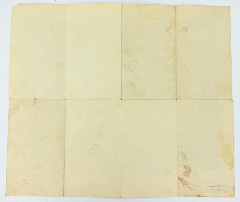 German WW1 Mapcard 'Deusches Reich'
