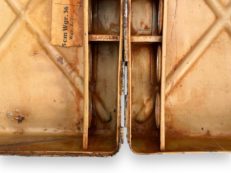WH 5 cm Metal Mortar Ammo Case  Tan