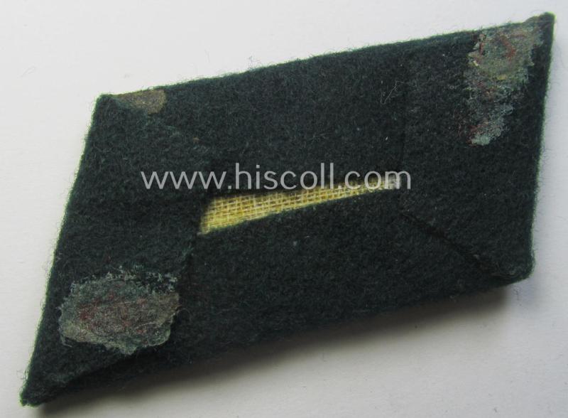 Single, WH (Heeres) collar-tab (ie. 'Kragenspiegel für Offiziere'): 'Offizier der Panzer-Gren.-Trpn'.