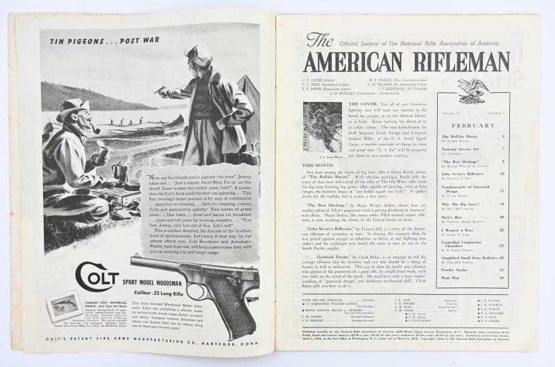 US WW2 Era Rifleman Magazine 1944