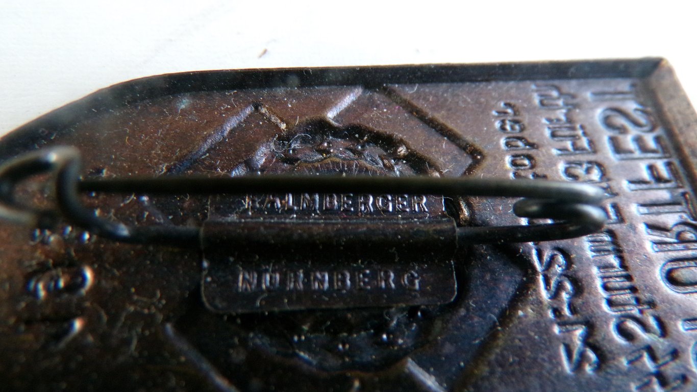 Rare SS Sturm 5/I/3 Fürth Sportfest Tinnie