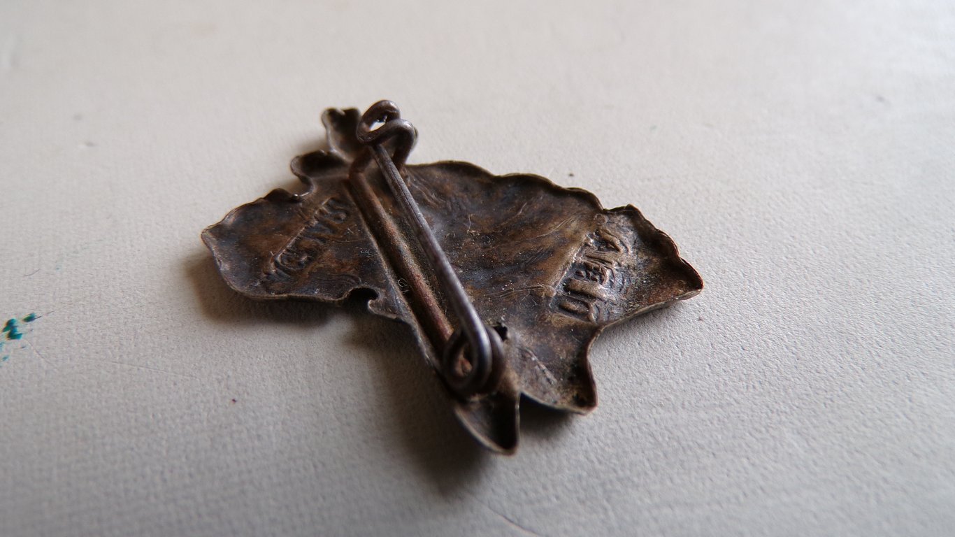 90th Panzergren, Div. Sardinia Campaign Shield Cap Badge