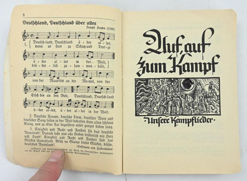 German SA Pocket Songbook