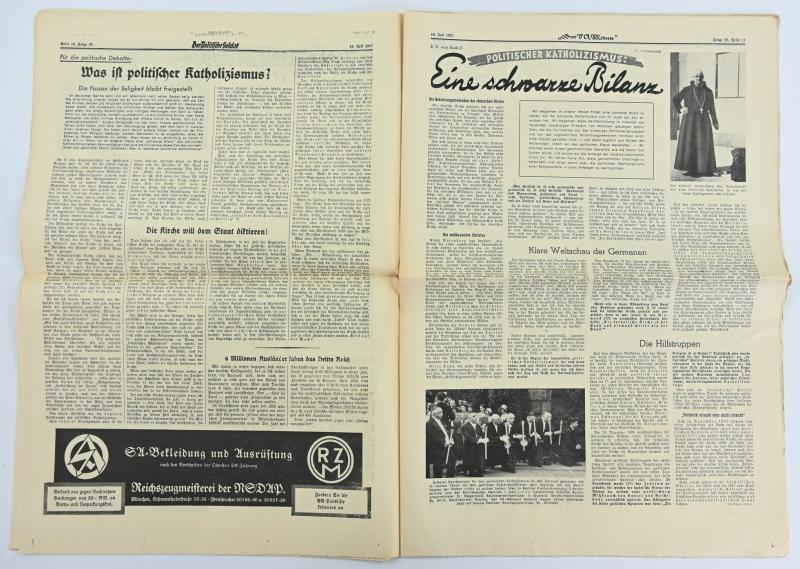German Newspaper der SA-Mann 10 Juli 1937