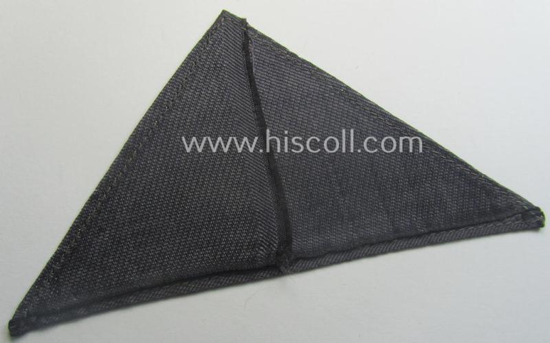 German Red Cross (ie. 'Deutsches Rotes Kreuz' or 'DRK') greyish-coloured- and/or (typically) triangular-shaped arm-eagle entitled: 'Dienststelle Inspekteur II' as was executed in the neat 'BeVo'-weave pattern