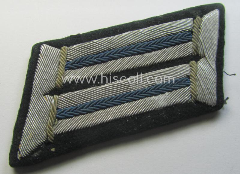 Pair of WH (Heeres) collar-tabs (ie. 'Kragenspiegel für Offiziere'): 'Offizier der Nachschub-Truppen'