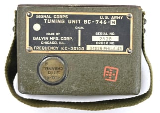 US WW2 Signal Corps Tuning Unit BC-746