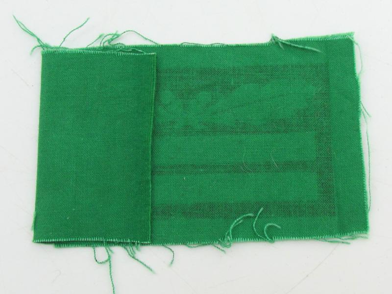 Printed Heer/Waffen-SS camouflage rank patch