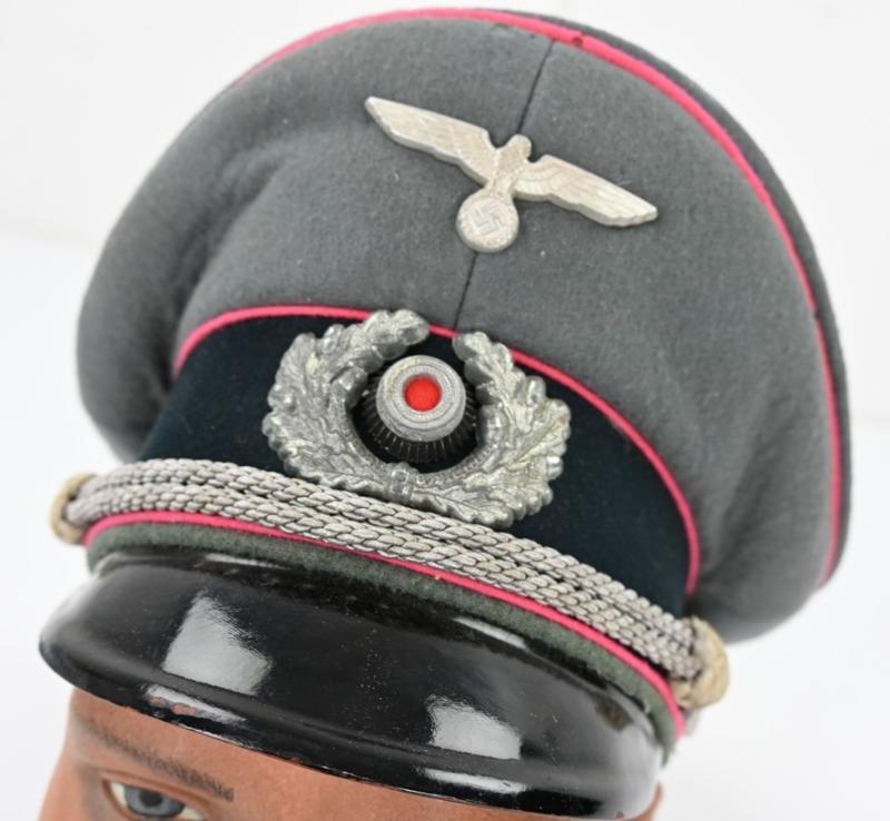 German WH Panzer Officer Visor Cap