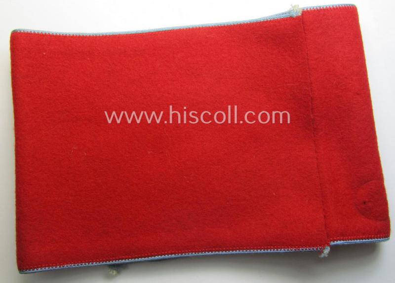 N.S.D.A.P.-type, smooth-woolen-based armband (ie. 'Armbinde für Politischen Leiter') as was intended for usage by an: 'N.S.D.A.P. Politische-Leiter Anwärter'