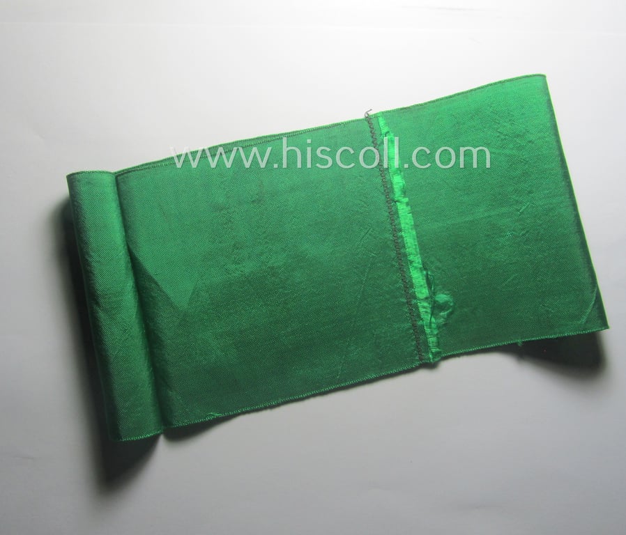 DRB- (ie. 'Deutsche Reichsbahn'-) related armband entitled: 'Reichsbahn' being of the 'entirely-woven'-type onto (typical shiny) 'silk-like' cloth in a technique similar to the 'BeVo'-weave pattern