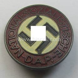'Painted- (ie. sprayed'-) pattern 'N.S.D.A.P. - Parteiabzeichen' showing...