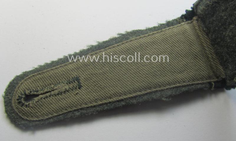 Single example of an early-period (ie. 'M36- o. M40'-pattern and pointed-styled), WH (Heeres) 'cyphered', EM-type shoulderstrap as was intended for a: 'Soldat des Inf.-Maschinengewehr-Abts. 59'