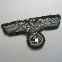 Clearly used- and/or cap-removed, WH (Heeres) officers'-pattern, visor-cap...