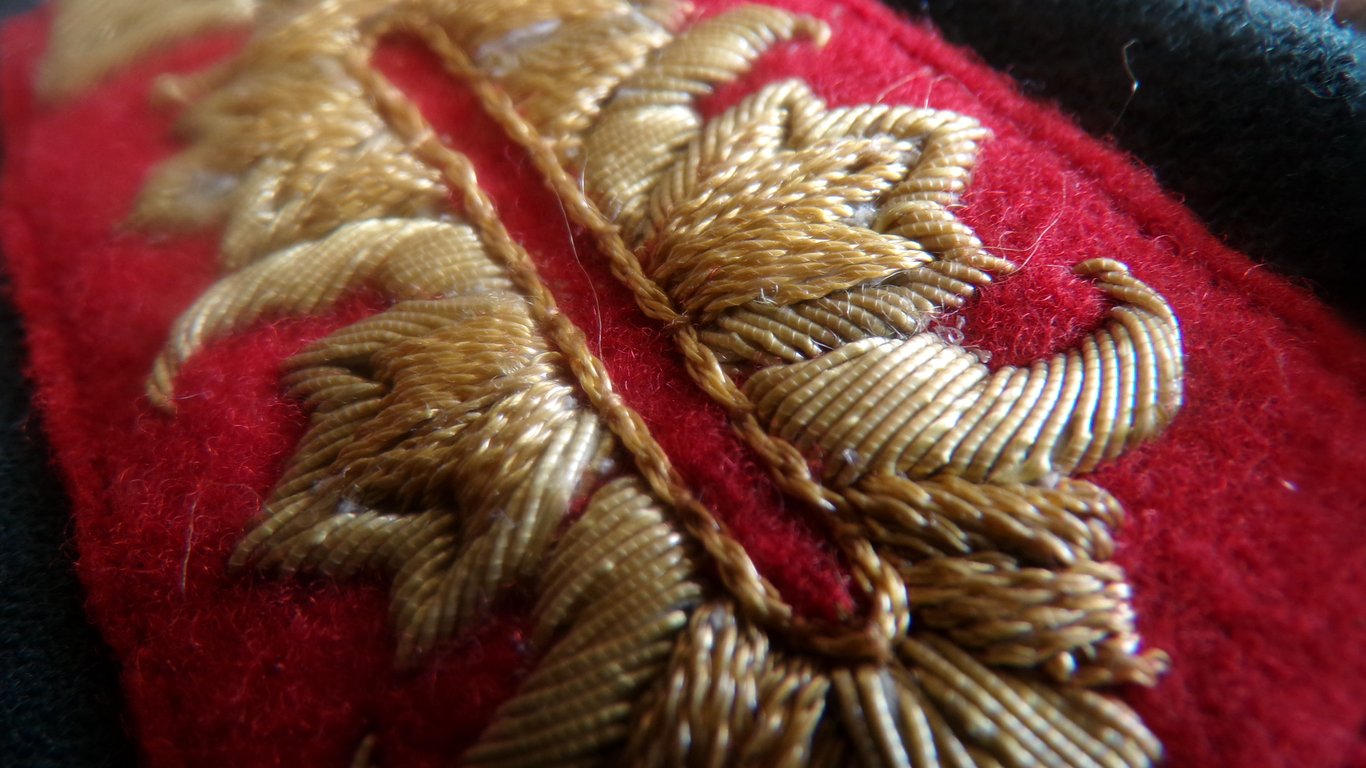 General's Tunic in Tan Fabric, made in Paris