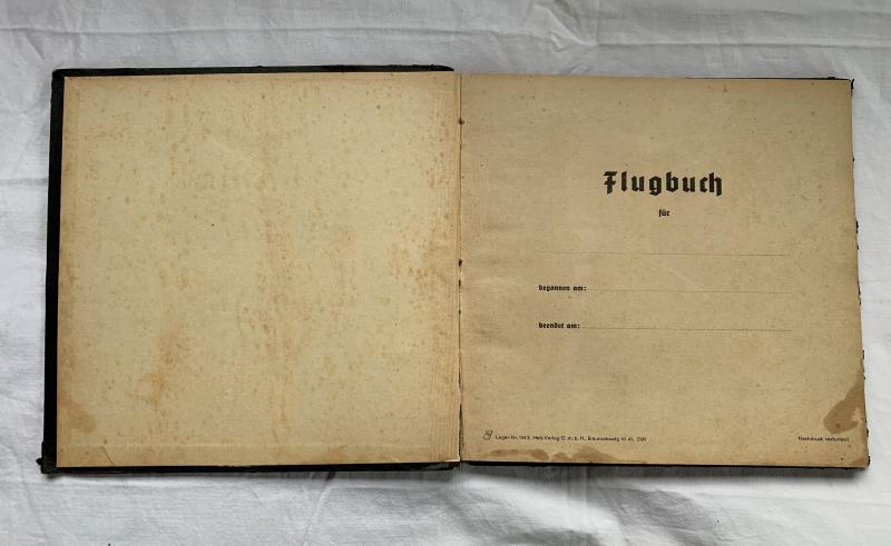 Luftwaffe Flight Log Book 'Flugbuch'