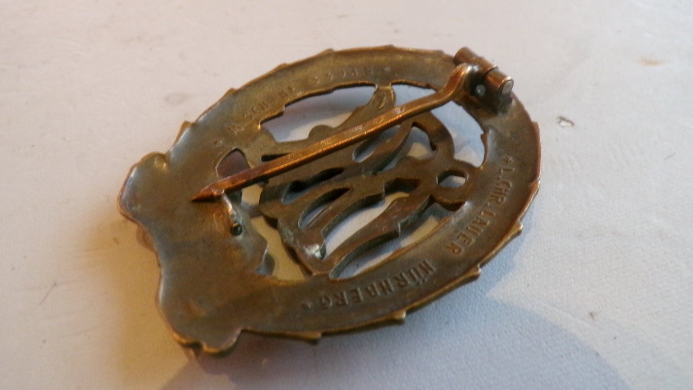 Deutsches Turn u Sportabz. 1919-1934 DRA in Bronze