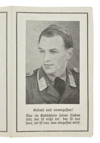 German WH Sani Deathcard 'Otto Dobmaier'