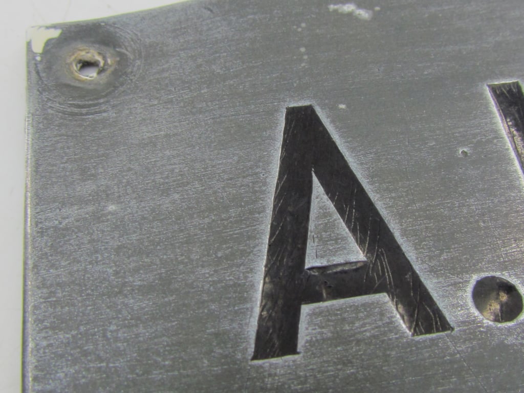 RAD (Reichsarbeitsdienst) Oberstfeldmeister Albert Hayn – Personal Name Plates
