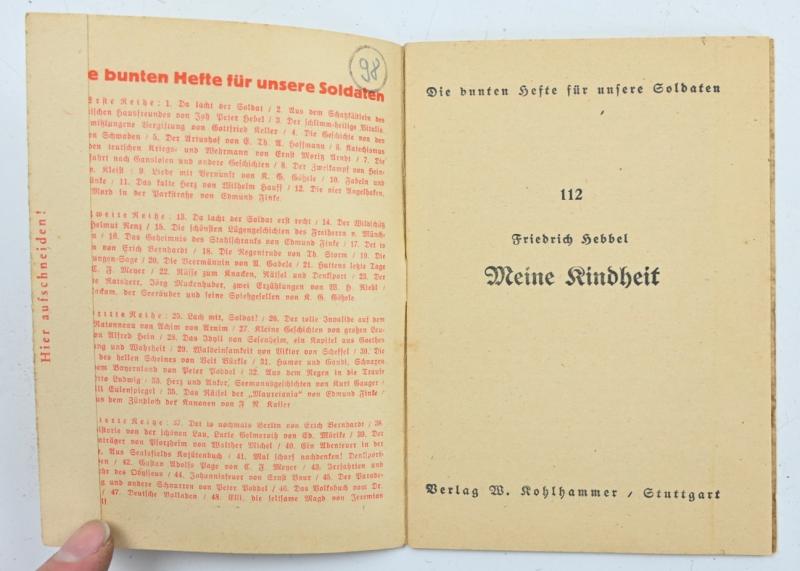 German WH Pocket Booklet