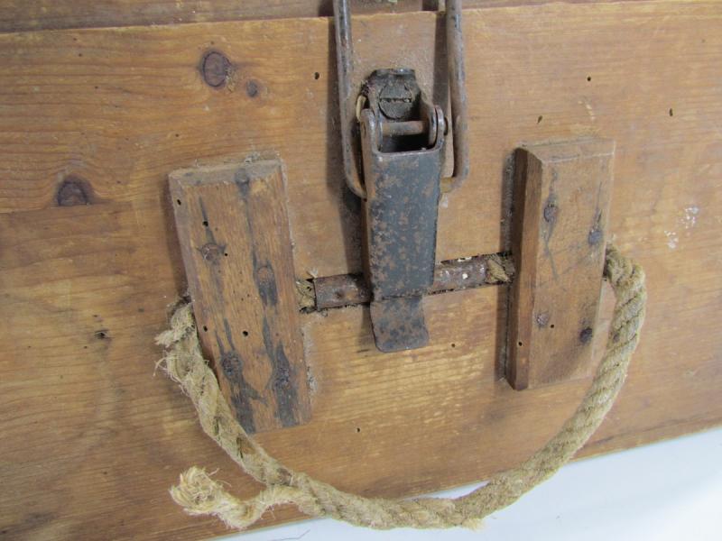 German Wooden Ammunition Box