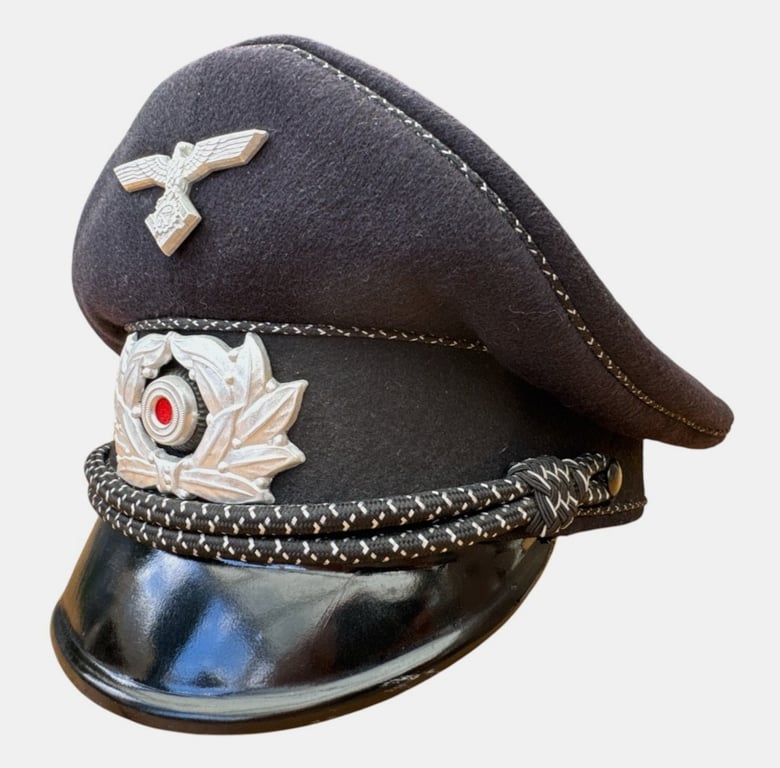 Rare TeNo (Technische Nothilfe) Führeranwärter / Officer Candidate Visor Cap