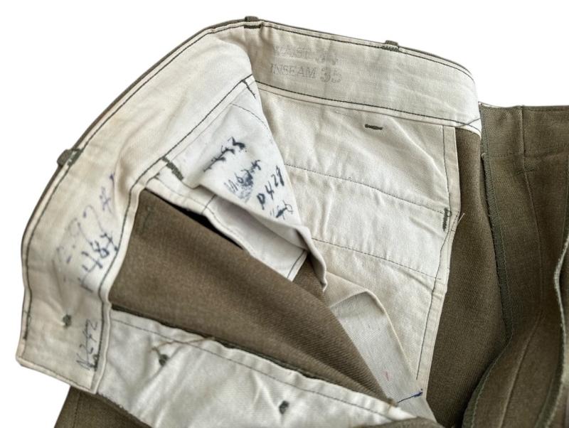 US WWII Wool Serge Trousers