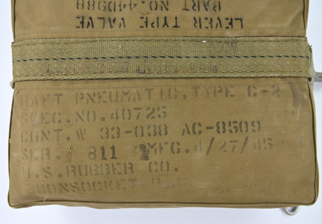 USAAF WW2 Pneumatic Life Raft Pack Type C2