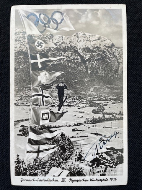 RARE GERMAN WWII DEPUTY FUHRER RUDOLF HESS HAND SIGNED SIGNATURE.