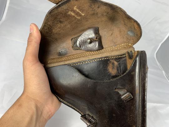 WH (Heer)/Waffen-SS Leather P08 Holster -1937-