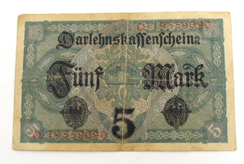 Deutsches Reich, 5 mark 1917