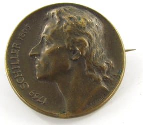 Friedrich Schiller (1759–1805) Badge by C&S