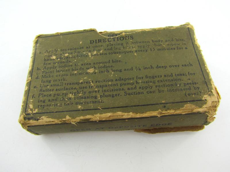 Complete US WWII Snake Bite Kit....Rare