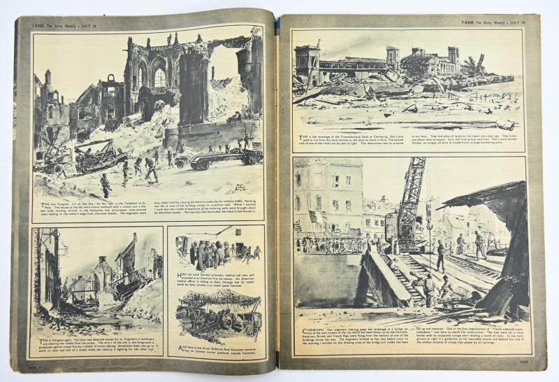 US WW2 Yank Magazine 'British Edition' July 16,1944
