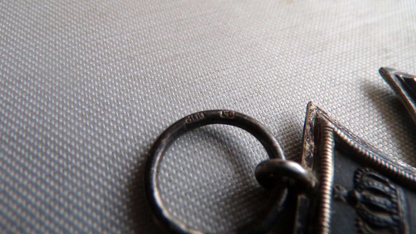 Cased Silver Marked WWI EK2 Oda-Werk