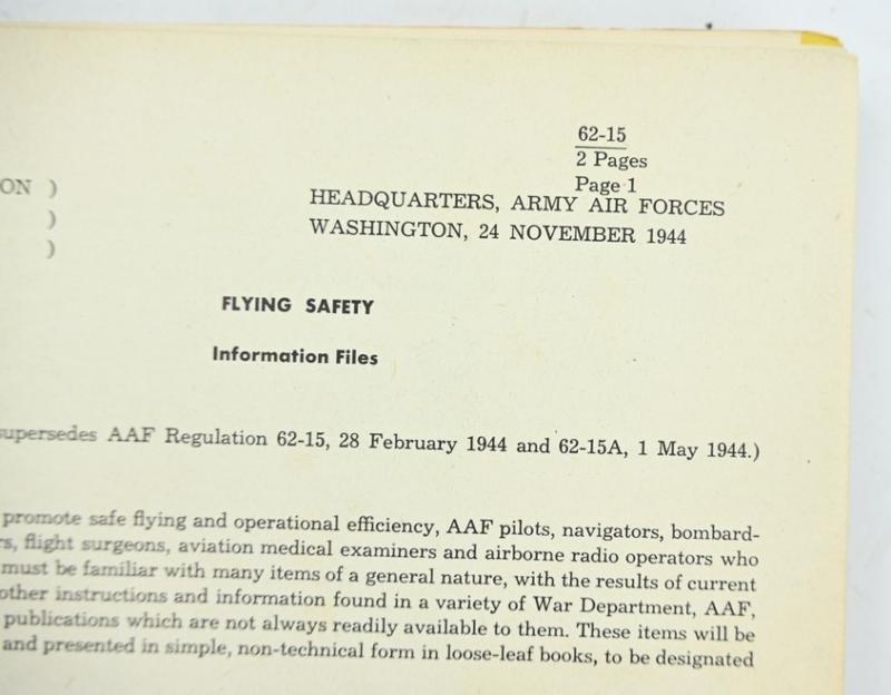 US WW2 Pilot Information File 'William C. Bahr'