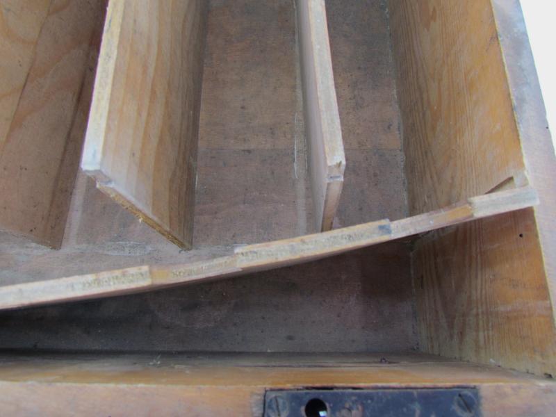 Transport Box Wehrmacht "Stock and Accessories for Gas Indicators"