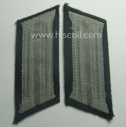 Pair of WH (Heeres) mid-war-period- and/or: 'standard-issue'-pattern collar-tabs...