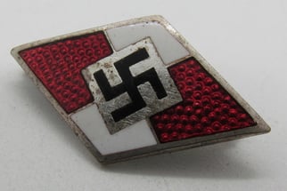 Hitler Youth Cap Badge by RZM M1/130