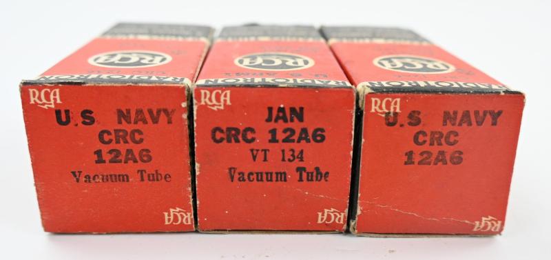 US WW2 Army Navy Radio Tube Set
