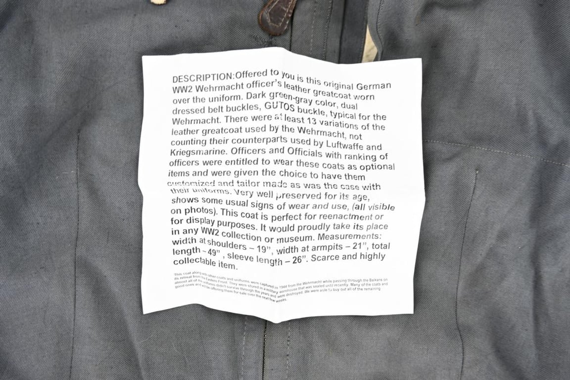German LW Summer Flight Jacket