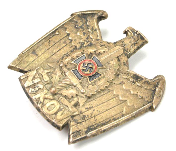 German NSKOV Visor Cap Badge