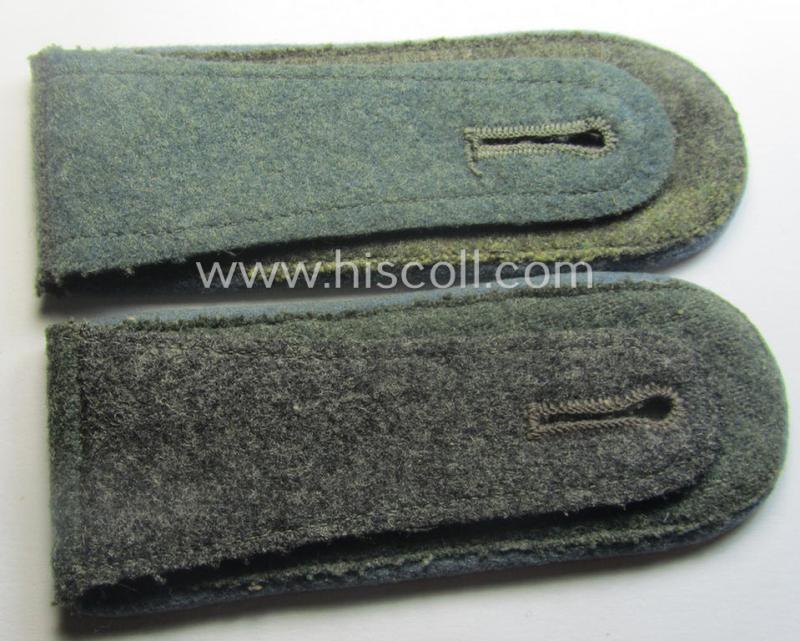 Truly used - albeit slightly mis-matched - pair of WH (Heeres) so-called: 'M40 o. M43'-pattern, EM-type shoulderstraps: 'Soldat der Nachschub-Trpn.'