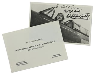 Signature of British RAF Legend Robert Stanford Tuck