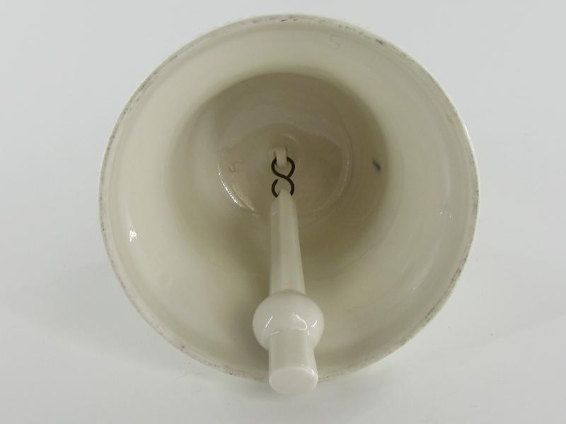 Berlin Porcelain Olympic Games 1936 Bell + Wooden Base