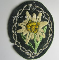 WH (Heeres) neatly hand-embroidered- and/or typical NCO- ie....